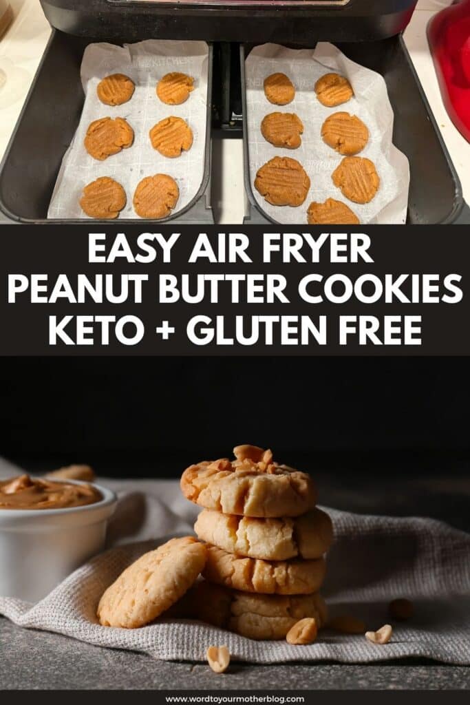 healthy air fryer peanut butter cookies 